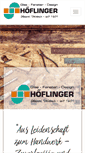 Mobile Screenshot of fenster-hoeflinger.de